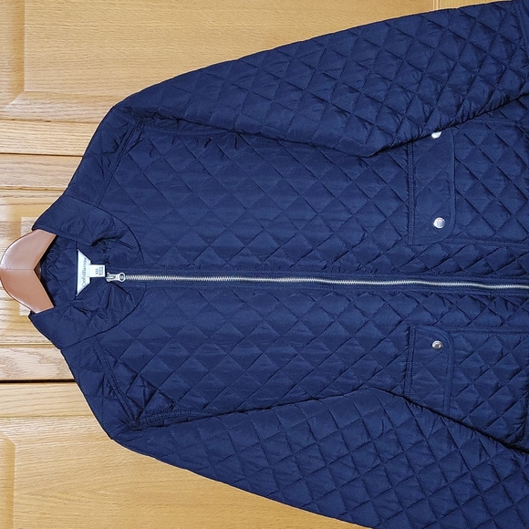 croft & barrow Jackets & Blazers - NWOT Navy Quilted Jacket Size XXL